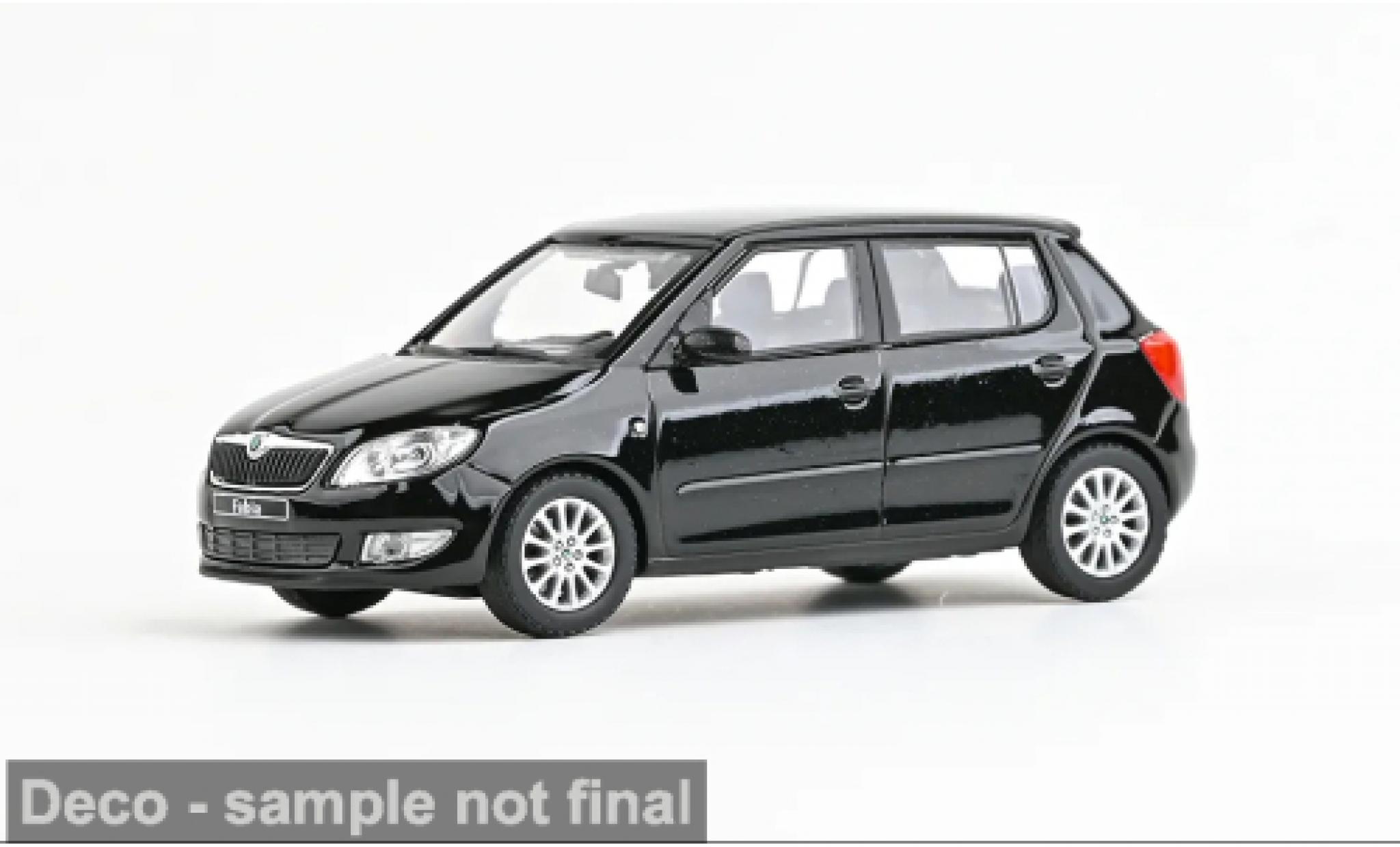 Skoda Fabia 1/43 Abrex II FL black 2010 1:43 diecast model cars
