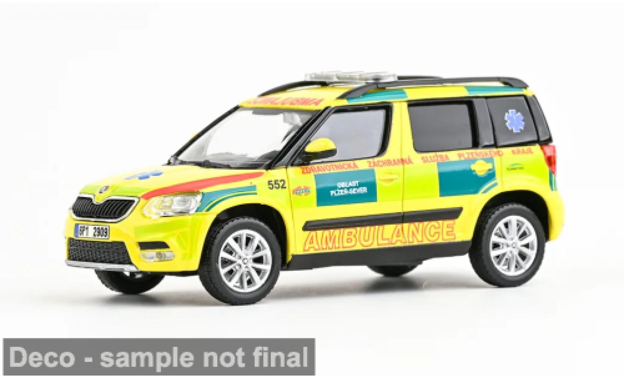Skoda Yeti 1/43 Abrex FL 2013 EMS Of Plzen Region 552 1:43 diecast model cars