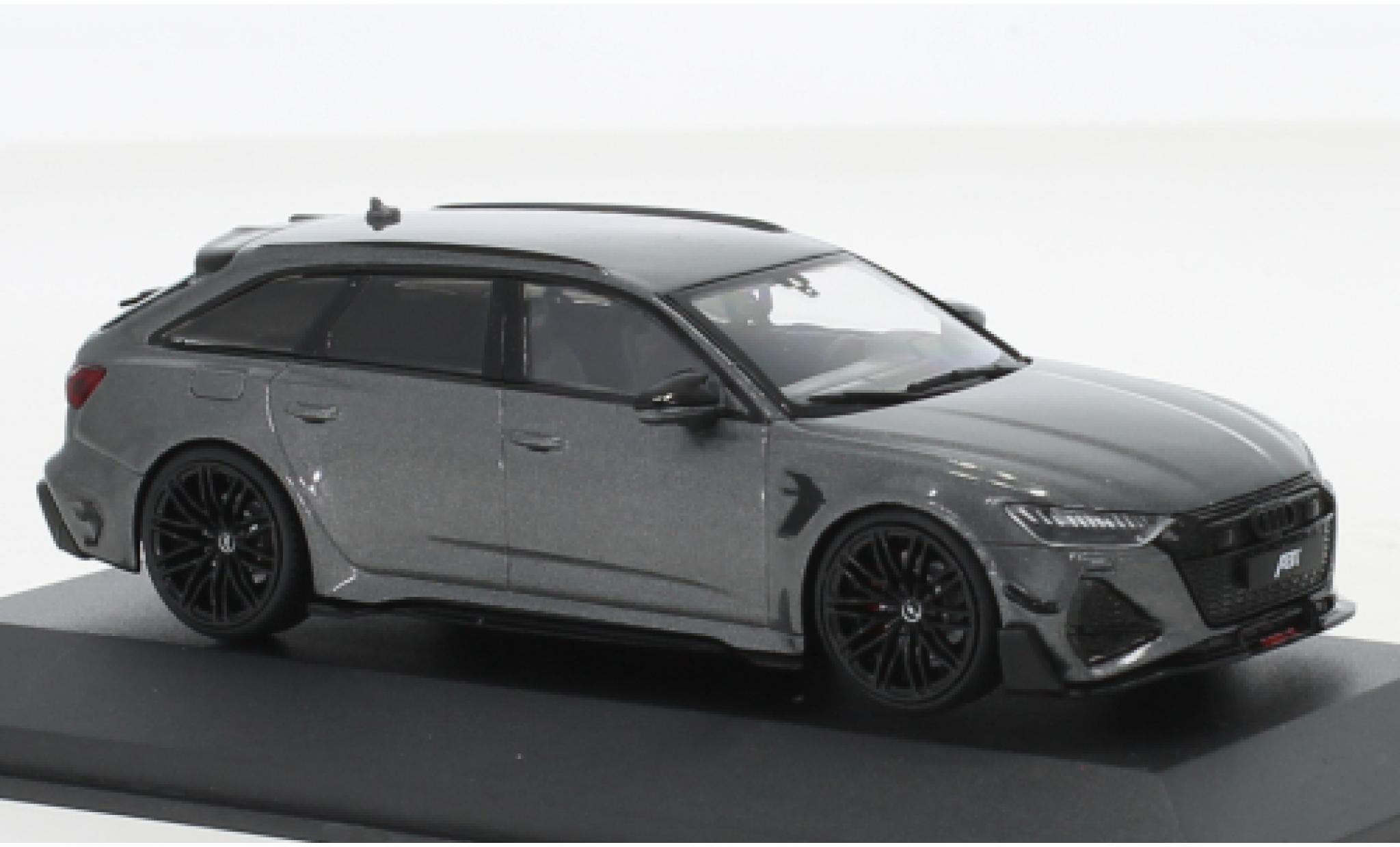 Modèle Réduit SOLIDO 1:43 ABT RS6 R Blue 2021 - Voiture De Collection Avec Portes Ouvrantes Et Roues Directionnelles