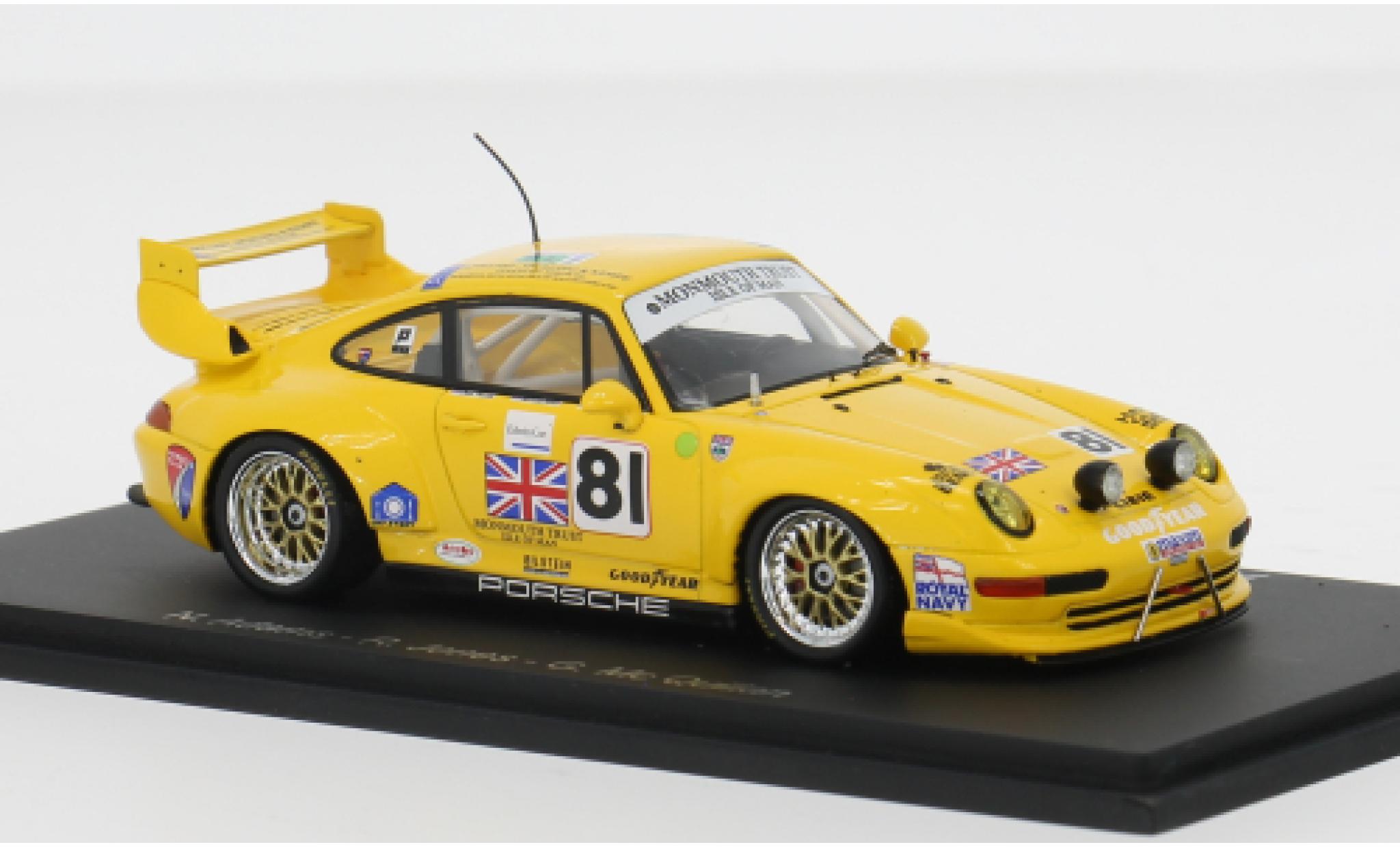 Porsche 993 GT2 1/43 Spark 911 24h Le Mans 1995 #81 1:43 diecast model cars