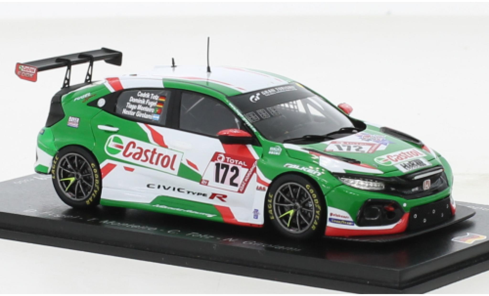 Diecast model cars Honda Civic 1/43 Spark TCR No.172 Castrol