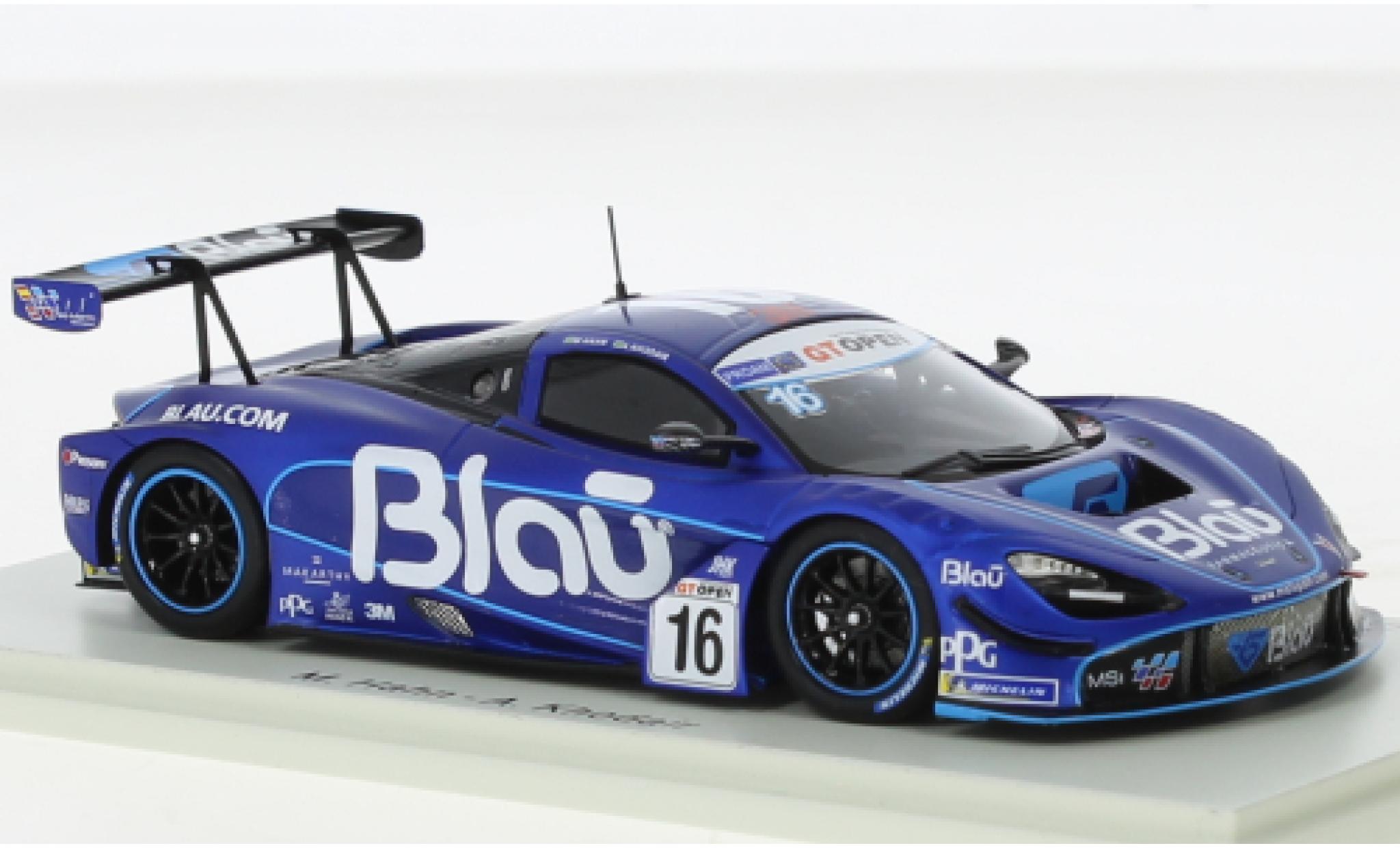 スパーク S9201 1/43 McLaren 720S GT3 No.16 Teo Martin Motorsport International  GT Open 2019 M.Hahn - ミニチャンプス専門店 【Minichamps World】