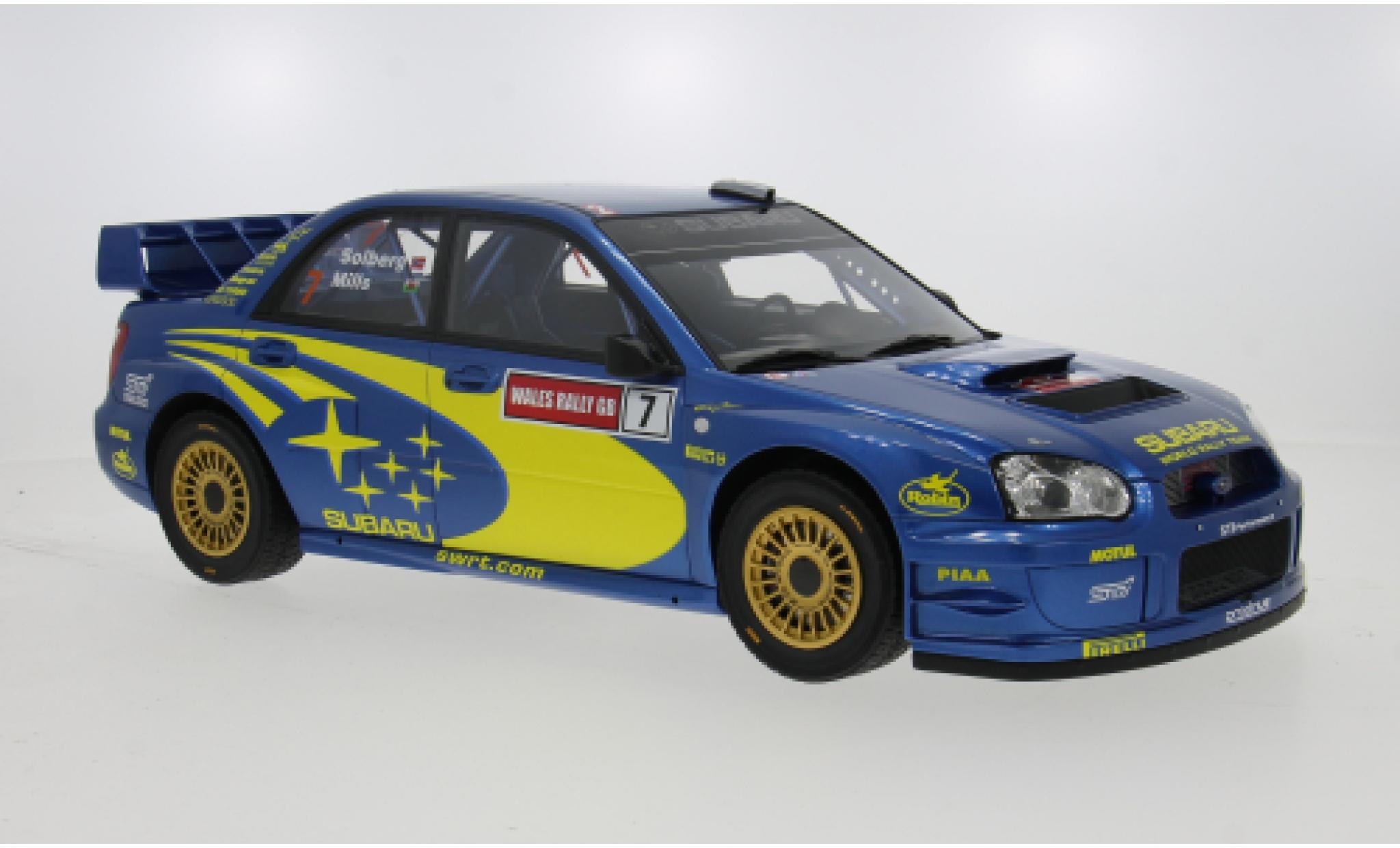 Subaru Impreza 1/12 Ottomobile (S9) WRC Rallye Wales 2003 #7 P.Solberg 1:12 diecast model cars