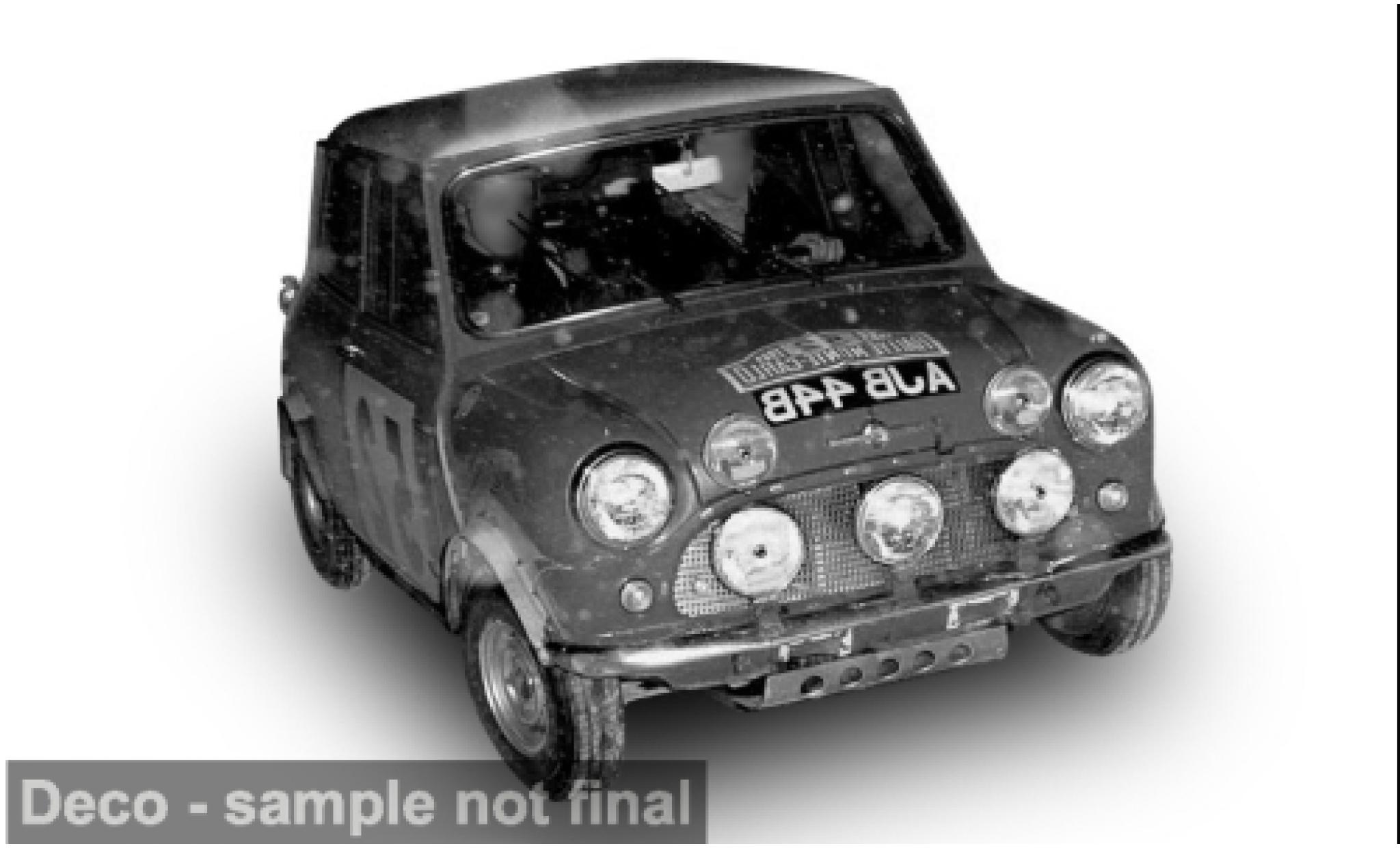 Mini Cooper 1/12 Sun Star Bmw S Rally Monte Carlo 1965 #52 1:12 diecast model cars