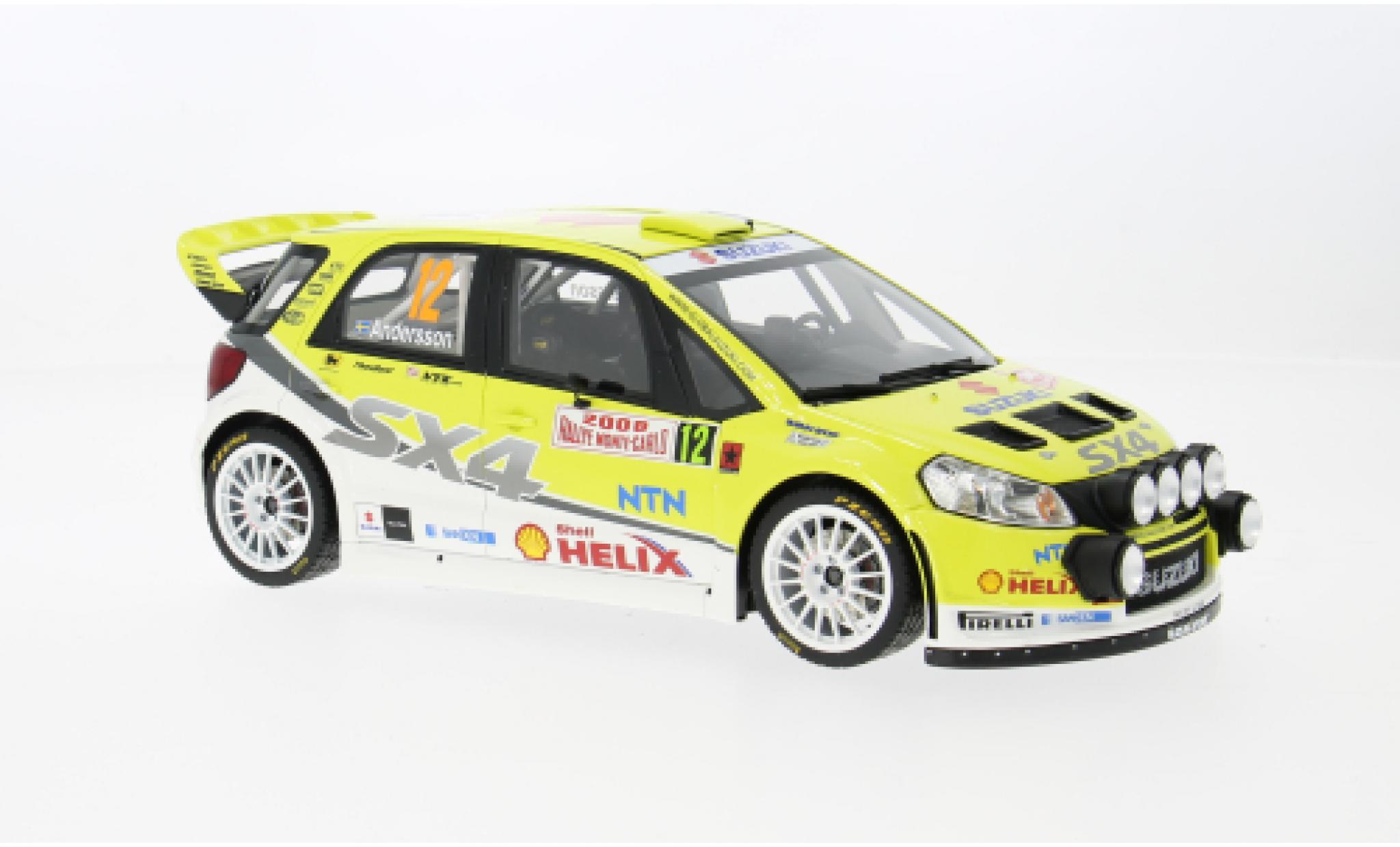 Suzuki SX4 1/18 Ottomobile WRC Rally Monte Carlo 2008 World Rally Team #12 P-G.Andersson/J.Andersson 1:18 diecast model cars