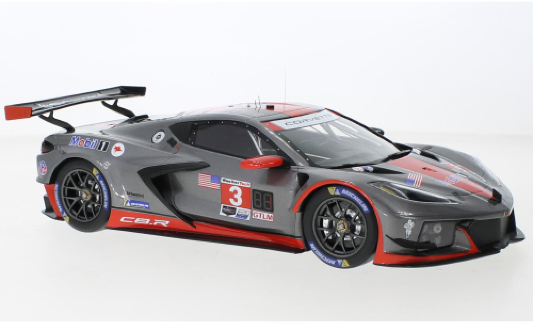 Carrera Chevrolet Corvette C8.R No.3 - Slot Car 1:24 Con Luci - Edizione Limitata Per DIGITAL 124