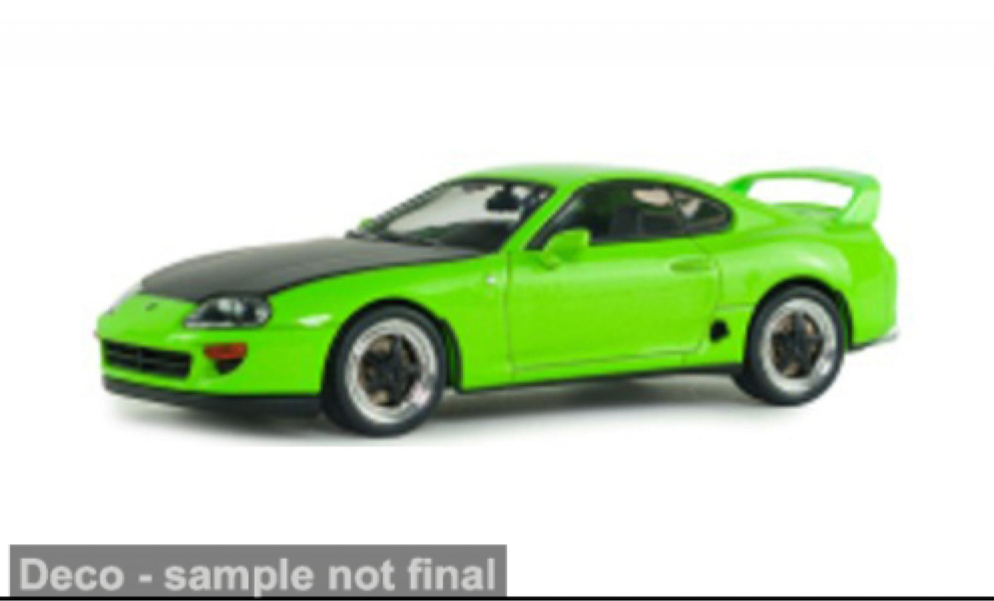 Toyota Supra 1/43 Solido MK4 gr&Atilde;&frac14;n/schwarz 2001 1:43 diecast model cars
