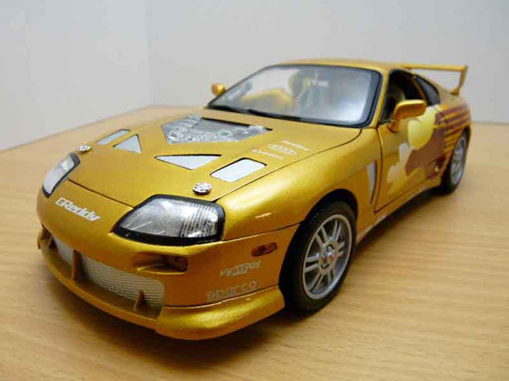 Diecast model cars Toyota Supra 1/18 Ertl fast and furious 2 