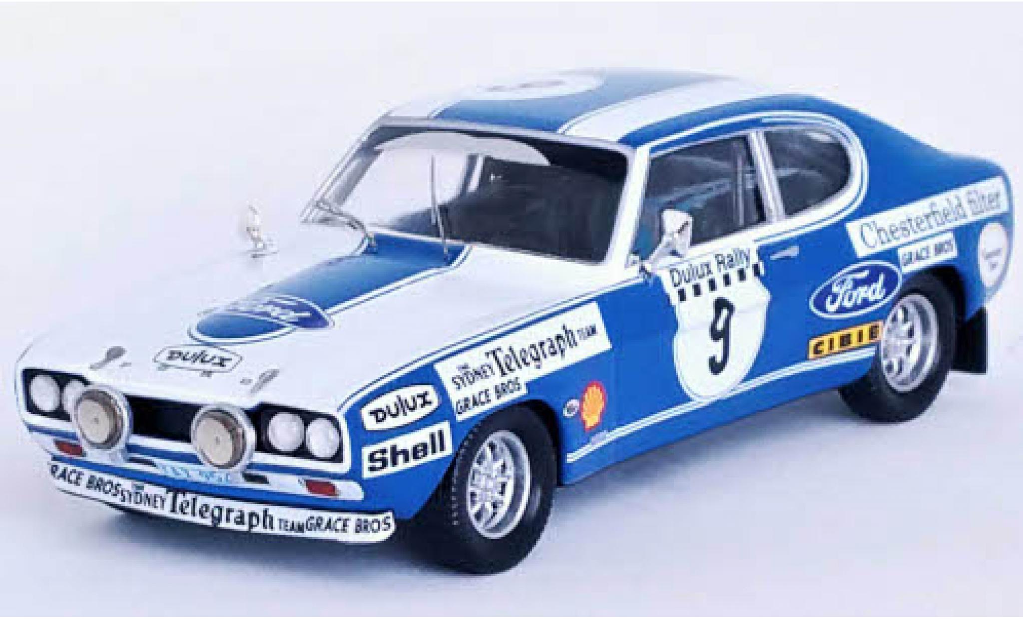 Miniature Ford Capri 1/43 Trofeu 2600 RS No.301 Rallye WM Tour Auto 1972 J. Hoden/D.Pironi 