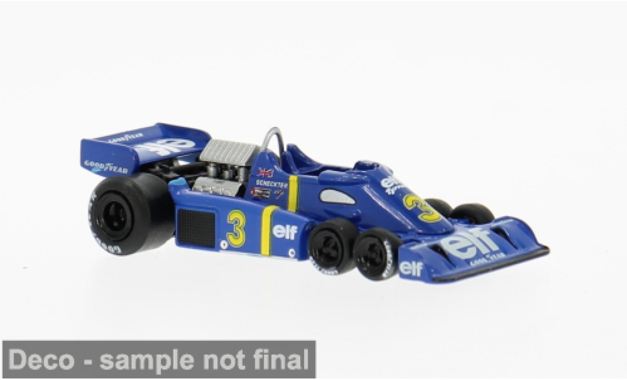 Tyrrell P34 1/87 Brekina Formel 1 1976 Elf #3 J.Scheckter 1:87 diecast model cars