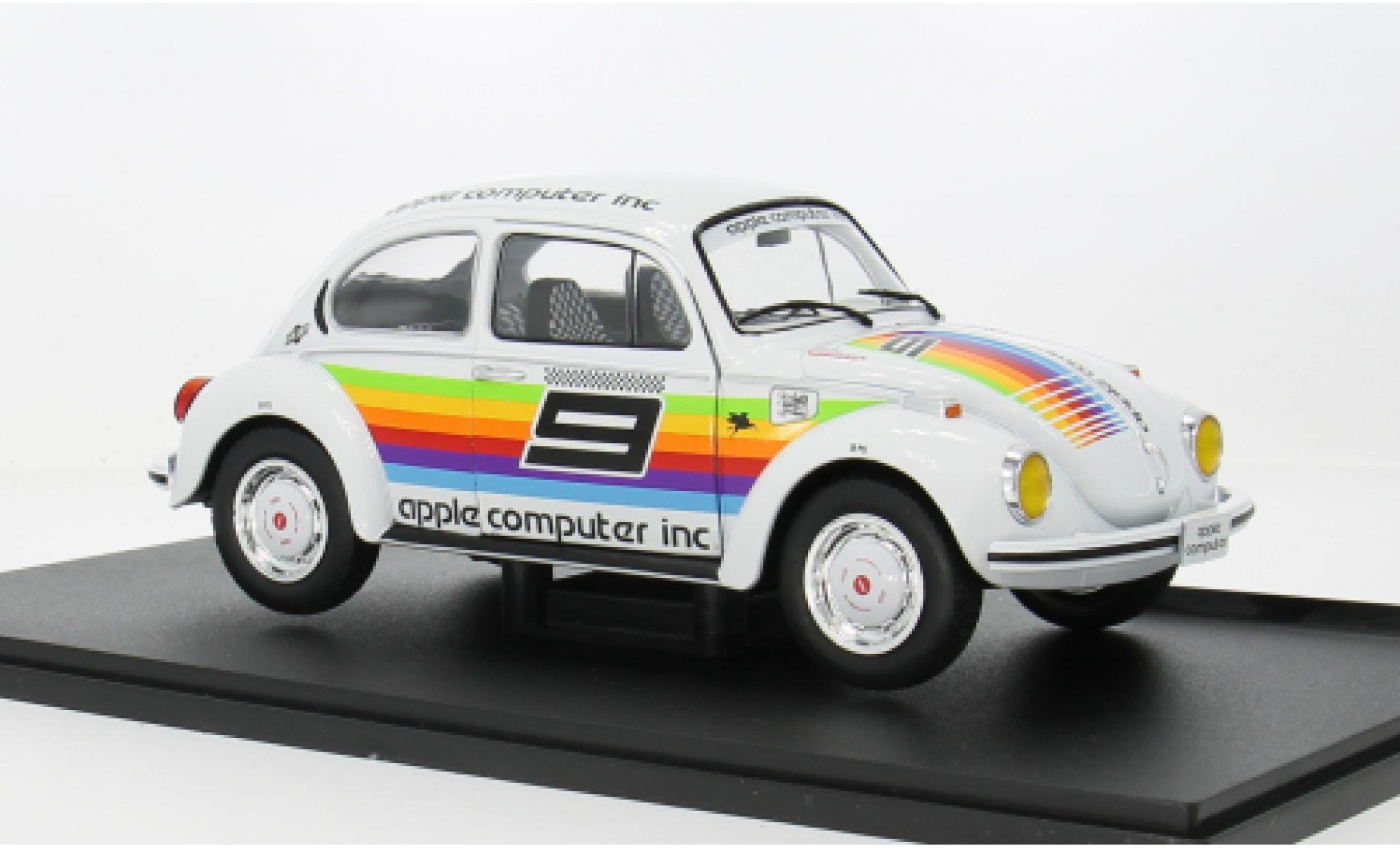 Volkswagen Beetle 1/18 Solido (K&auml;fer) 1303 K3 weiss/Dekor 1:18 diecast model cars