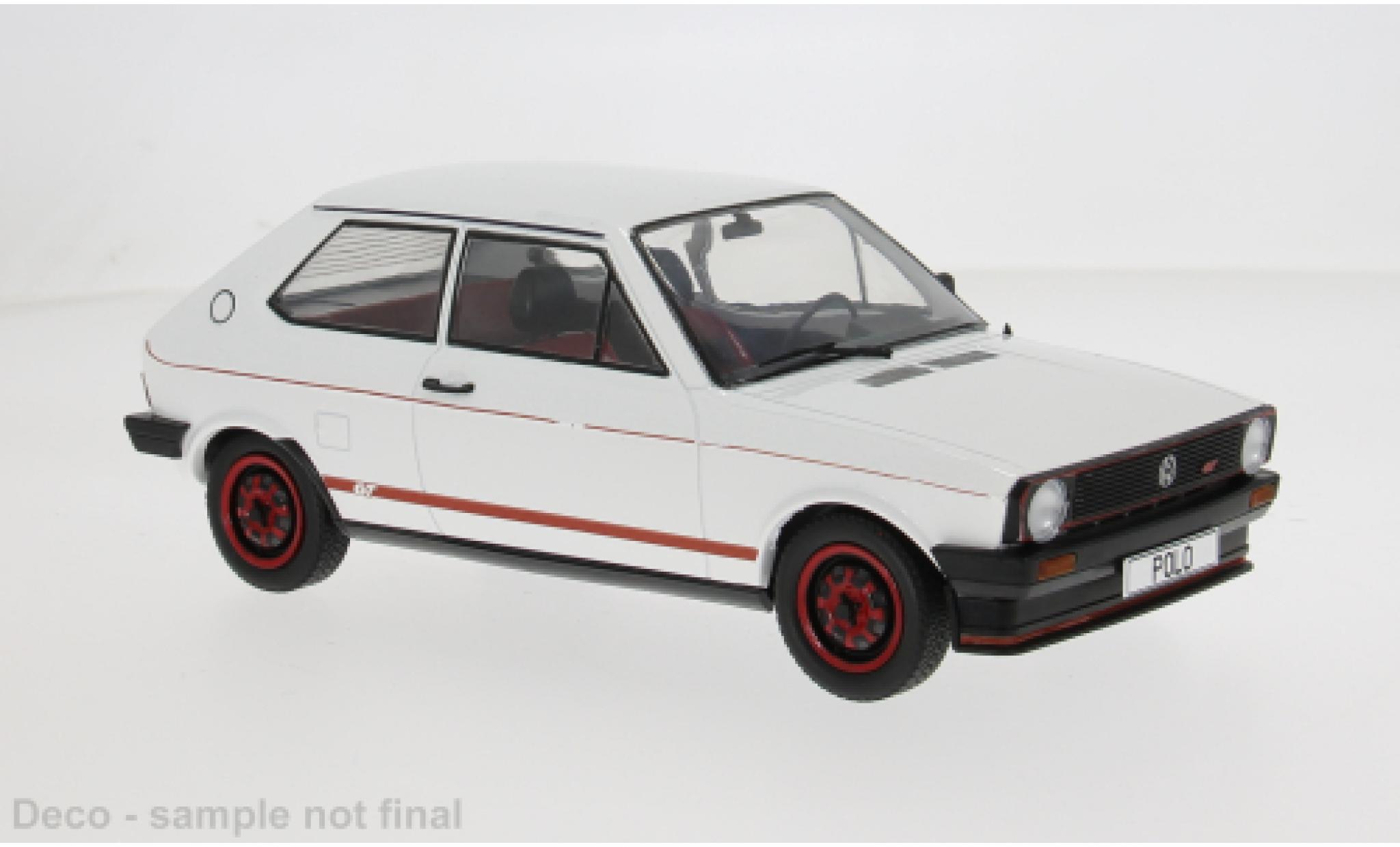 Volkswagen Polo 1/18 MCG I GT weiss/rot 1979 1:18 diecast model cars
