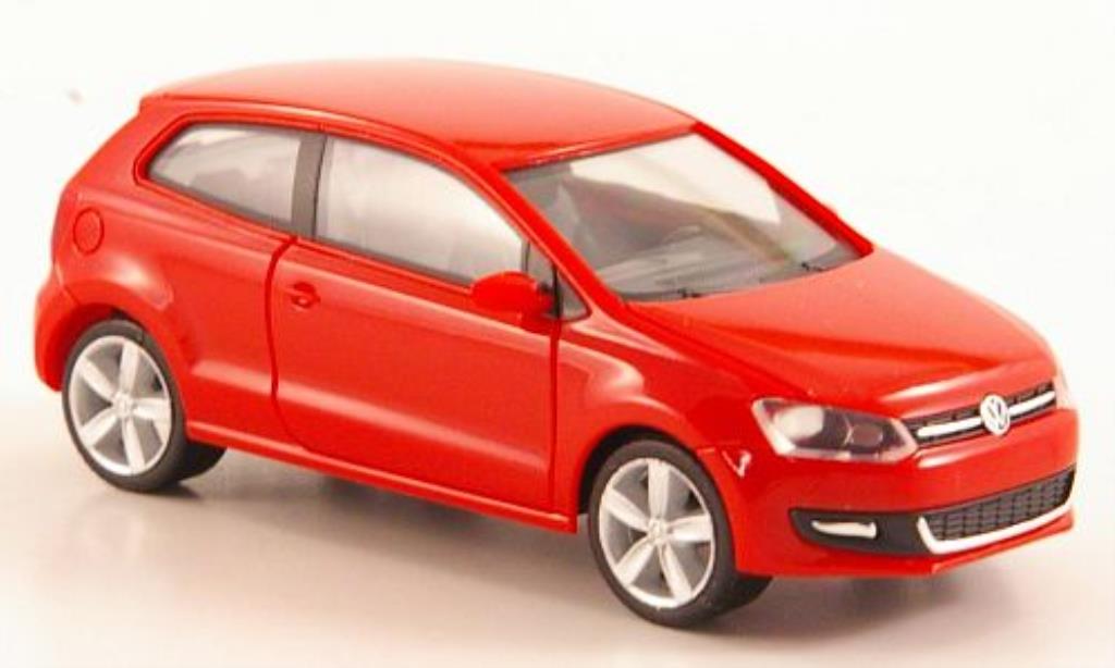 Diecast model cars Volkswagen Polo 1/87 Herpa 2-turig black