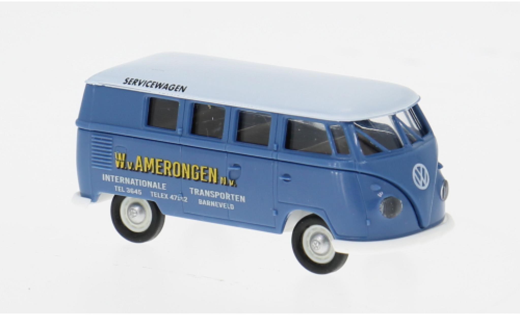 Volkswagen T1 1/87 Brekina b Kombi 1960 van Amerongen 1:87 diecast model cars