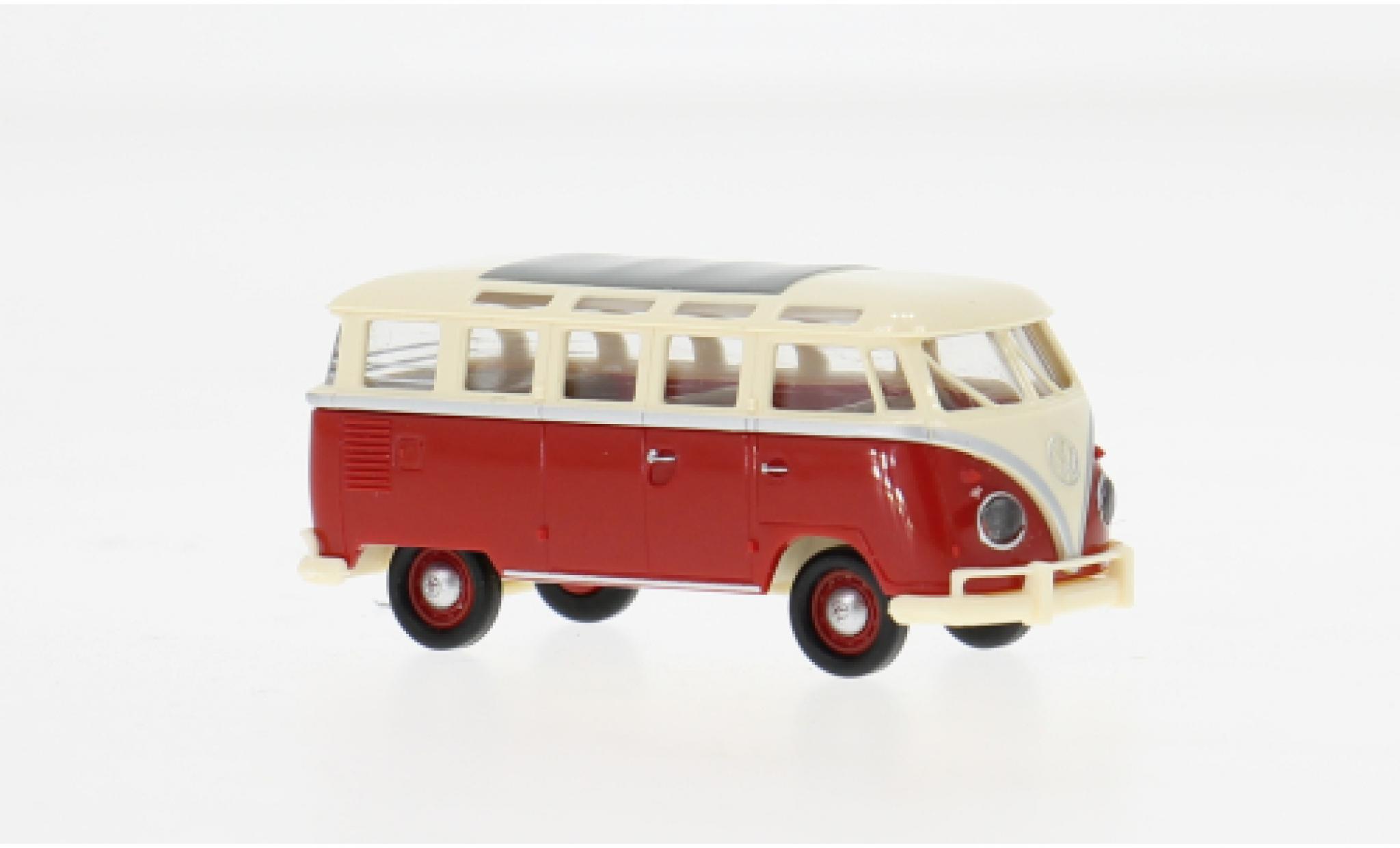 Volkswagen T1 1/87 Brekina b Samba beige/rot 1960 1:87 diecast model cars