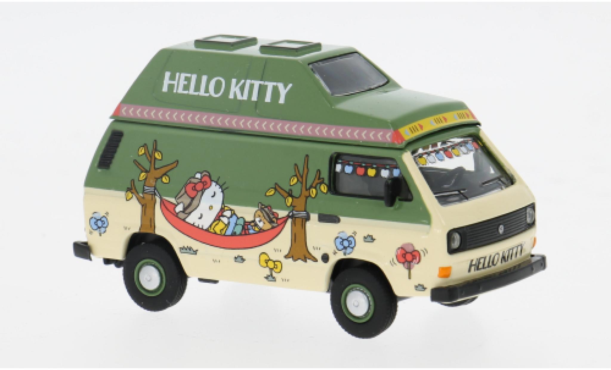 Volkswagen T3 1/64 Tarmac Works Hello Kitty Camping 1:64 diecast model cars
