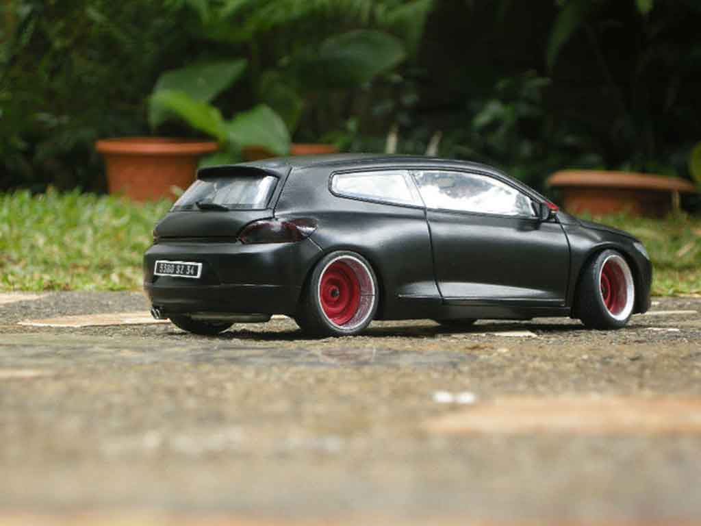 Volkswagen Scirocco 1/18 Norev 3 r black german look