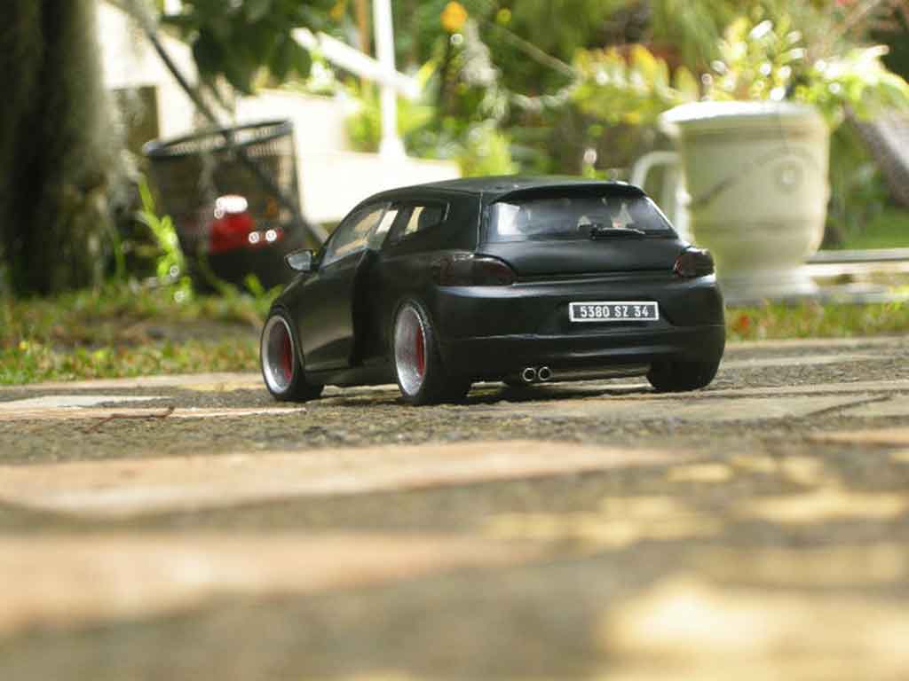 Volkswagen Scirocco 1/18 Norev 3 r black german look