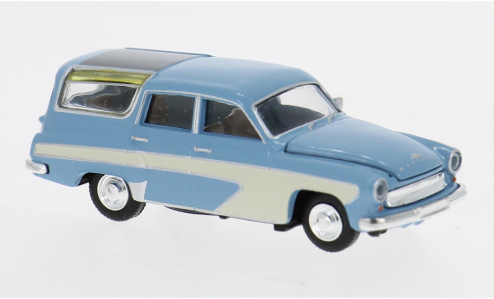 Wartburg 311 1/87 Brekina Camping blau/weiss 1959 1:87 diecast model cars