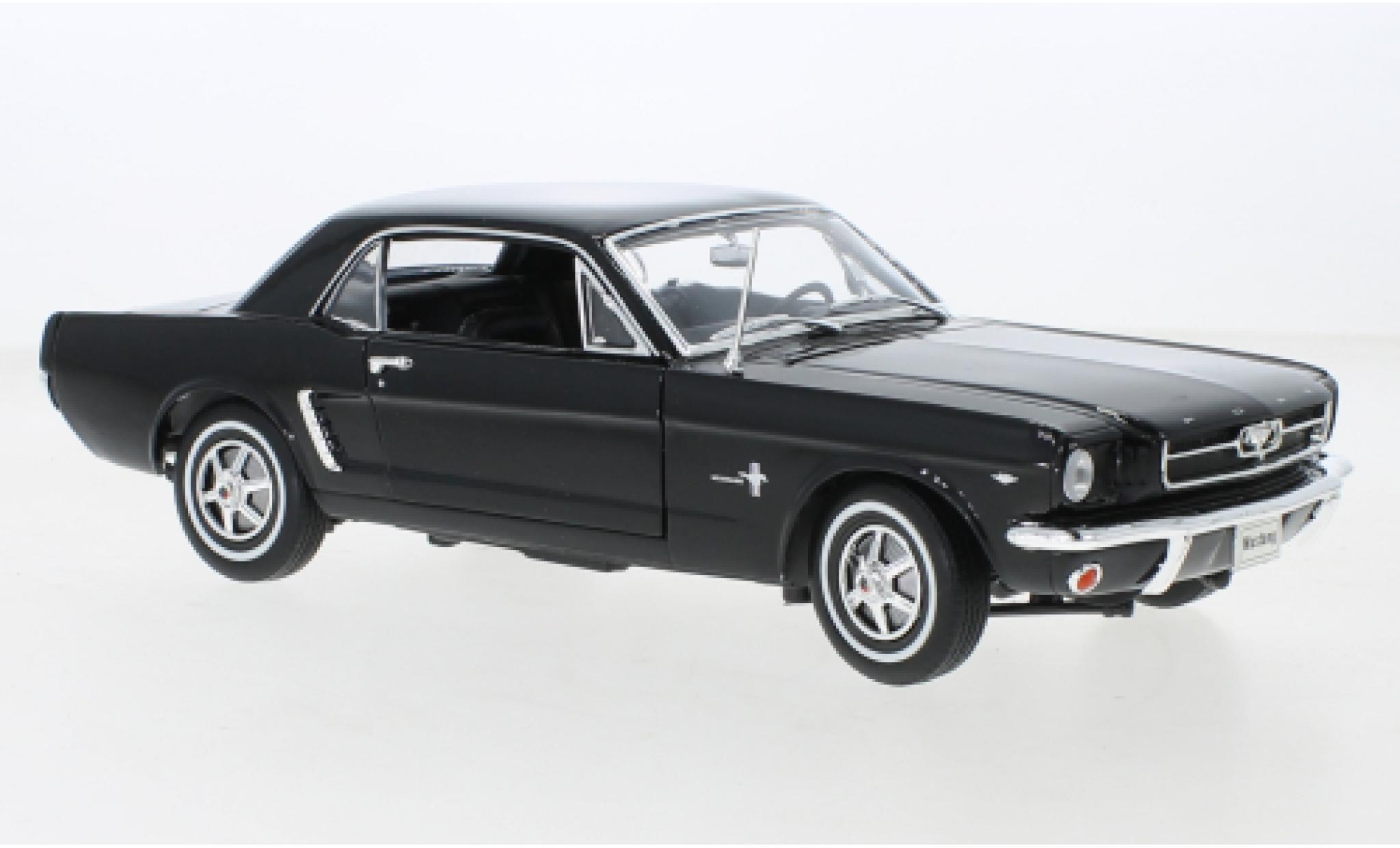 Ford Mustang 1/18 Welly Coupe schwarz 1964 1:18 diecast model cars