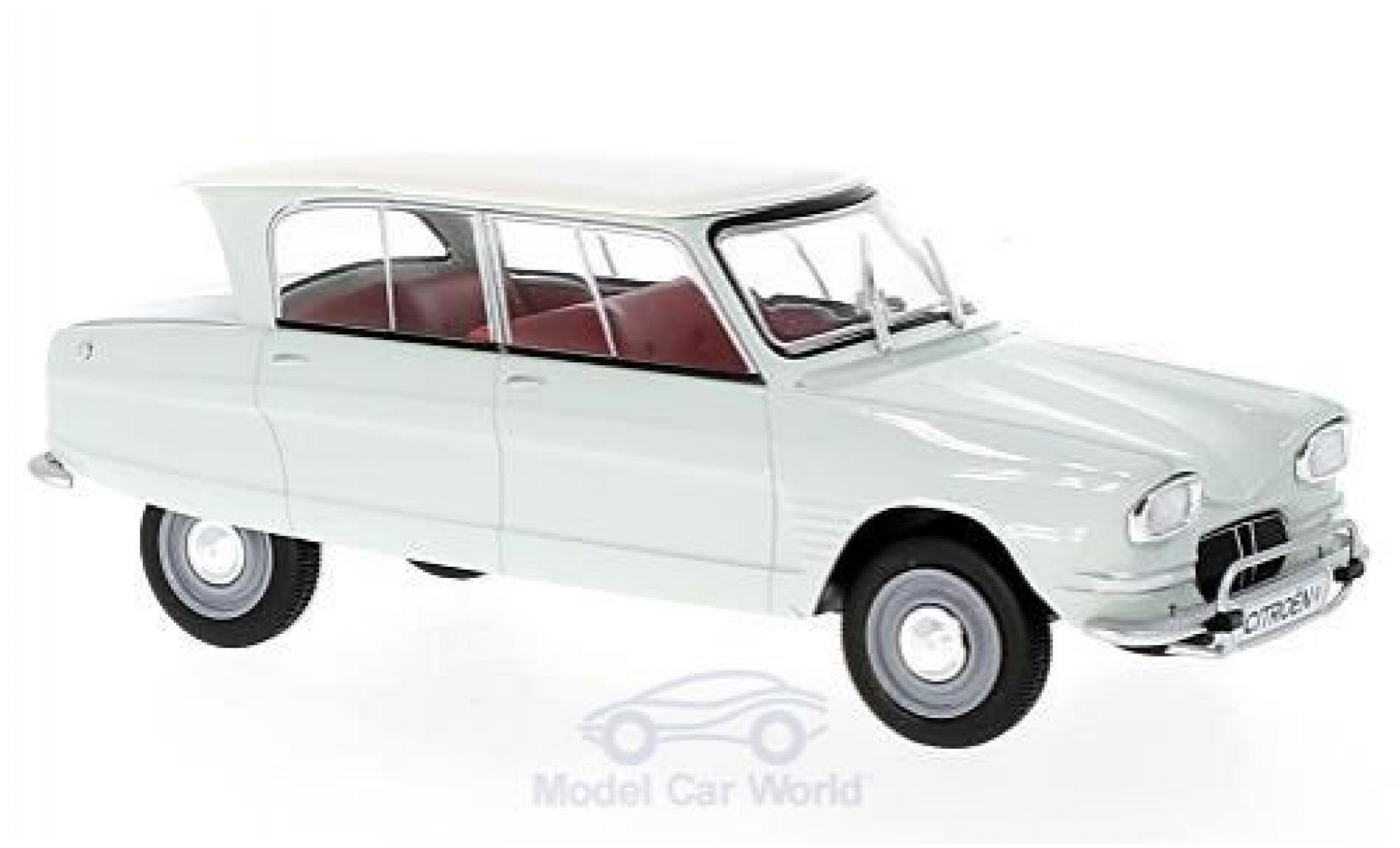 ② 1/18 - Norev - Citroën Ami 6 (1965) beige/blanc — Voitures