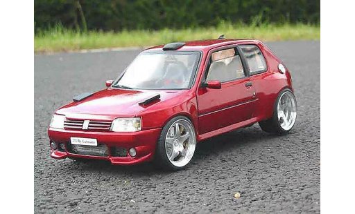 Peugeot 205 GTI 1/18 Solido Dimma preparation tuning diecast model cars