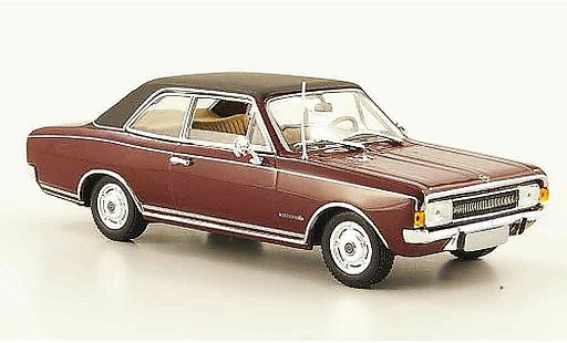 Opel Commodore A 1/43 Minichamps red black 1968 diecast model cars