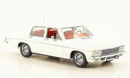 Opel Kapitan B 1/43 Minichamps white 1969 diecast model cars