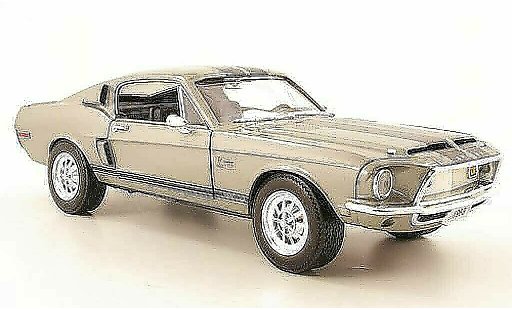 Shelby GT 500 1968 1/18 Yat Ming kr grey diecast model cars