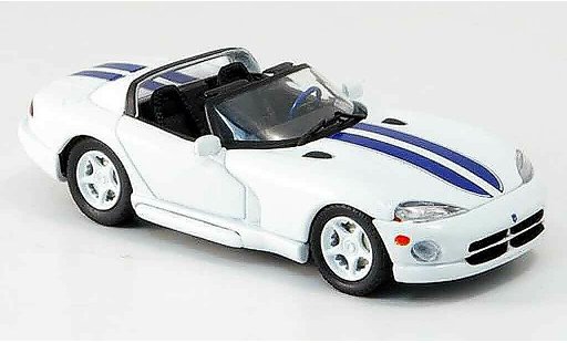 Dodge Viper RT 10 1/43 Eagle white avec bluen stripes 1996 diecast model cars