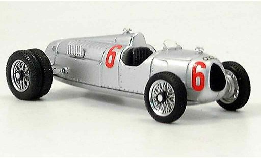 Auto Union Typ C course 1/43 Brumm 12 cil. Route gemellate 1936 diecast model cars