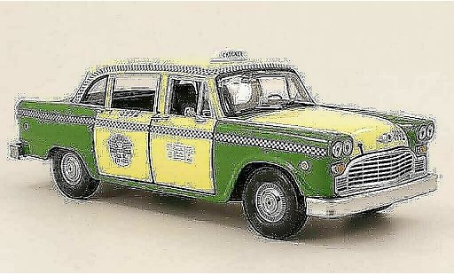 Checker Taxi taxi 1/18 Sun Star chicago 1981 diecast model cars