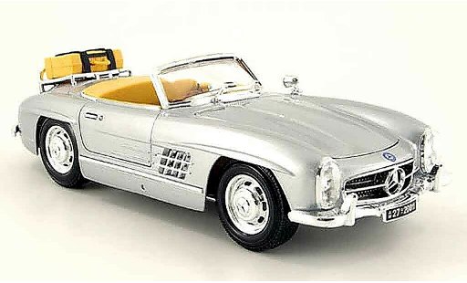 Mercedes 300 Base 1/18 Burago touring grey diecast model cars