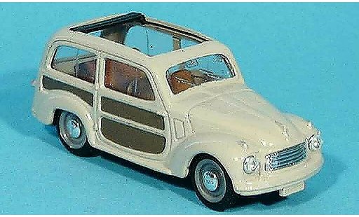 Fiat 500 C 1/43 Brumm Belvedere grey open 1951 diecast model cars
