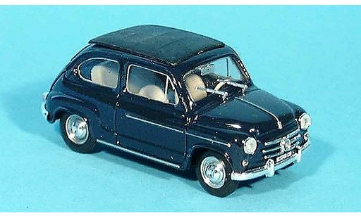 Fiat 600 D 1/43 Brumm blue closed 1960 diecast model cars