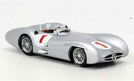 Mercedes W 196 Base 1/43 Brumm C No.1 J.M.Fangio GP Great Britain 1954 diecast model cars