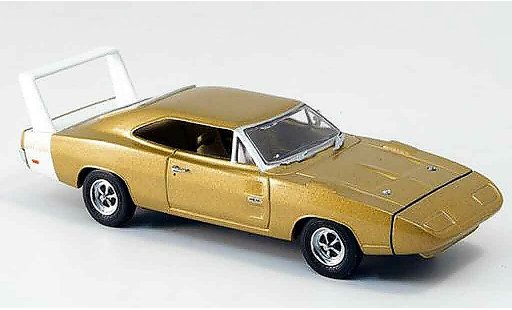 Dodge Charger 1969 1/43 Eagle Daytona or avec whiteem Heckspoiler diecast model cars