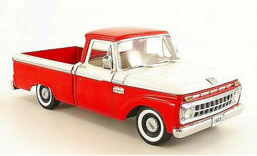 Ford F-100 Pickup 1/18 Sun Star F 100 red/white 1965 diecast model cars