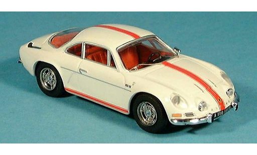 Alpine A110 1600 s 1/43 Trofeu white with stripes diecast model cars