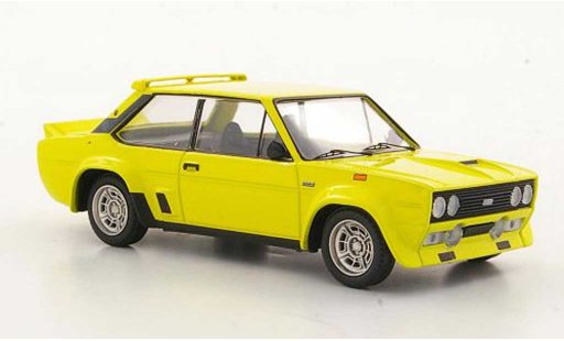 Fiat 131 Abarth 1/43 Trofeu yellow diecast model cars