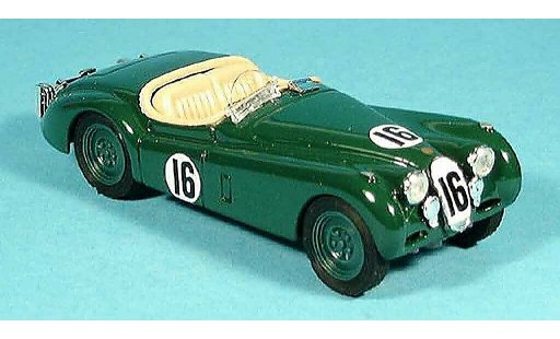 Jaguar XK 120 1/43 Brumm le mans no. 16 green diecast model cars