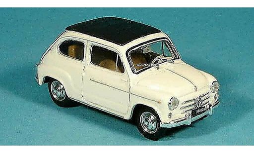 Fiat 600 D 1/43 Brumm closed creme 1960 diecast model cars