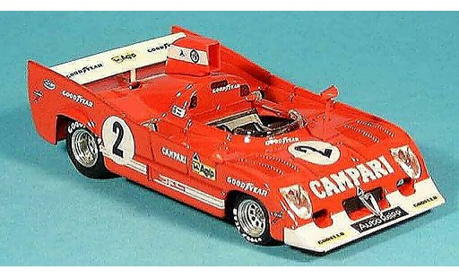 Alfa Romeo 33.3 tt12 1/43 Brumm 1975 tt 12 no.2 pescarolo bell winner 1000 km spa diecast model cars