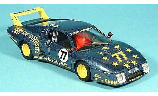 Ferrari 512 BB LM 1/43 Brumm no.77 pozzi le mans 1980 diecast model cars