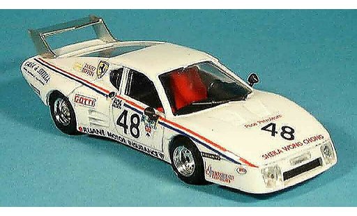 Ferrari 512 BB LM 1/43 Brumm no.48 scuderia rosso le mans 1981 diecast model cars