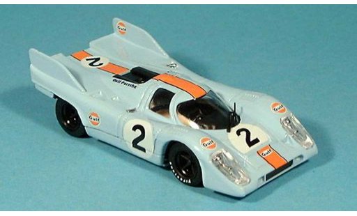 Porsche 917 1971 1/43 Brumm No.2 Scuderia JWA-Gulf 1000 km Monza Rodriges/Oliver diecast model cars