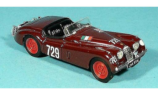 Jaguar XK 120 1/43 Brumm mille miglia 1950 diecast model cars