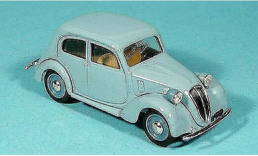 Fiat 1100 508C 1/43 Brumm HP32 blue diecast model cars