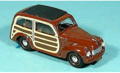 Fiat 500 C 1/43 Brumm brown 1949 diecast model cars