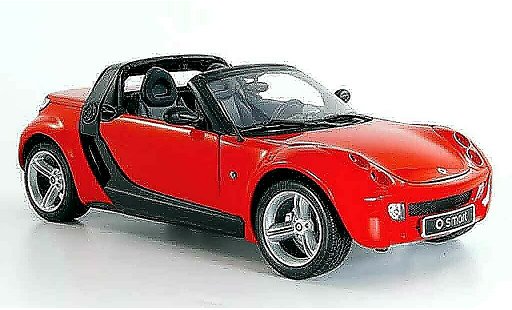 Smart Roadster Base 1/18 Kyosho red 2003 diecast model cars